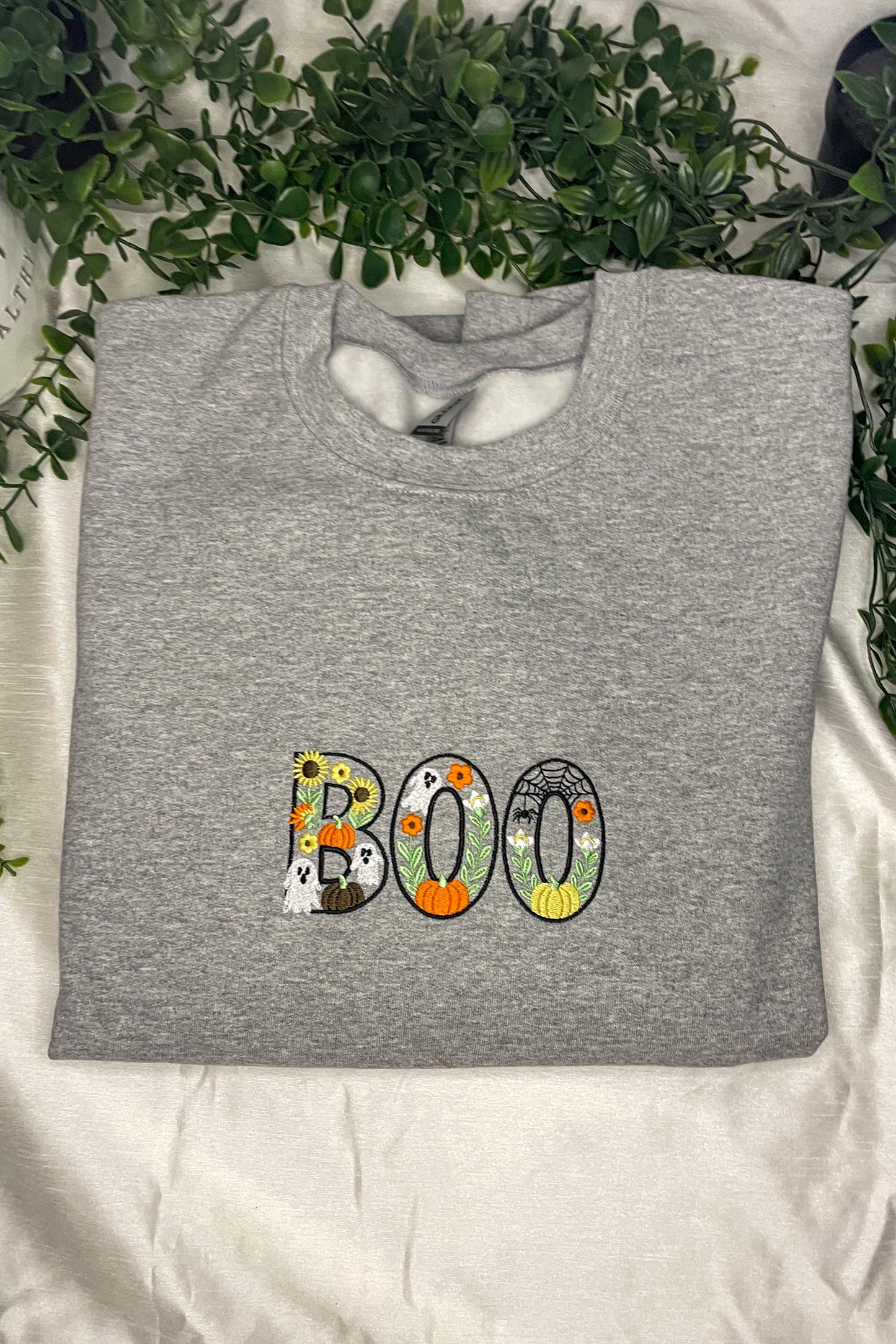 Floral Boo Sweatshirt