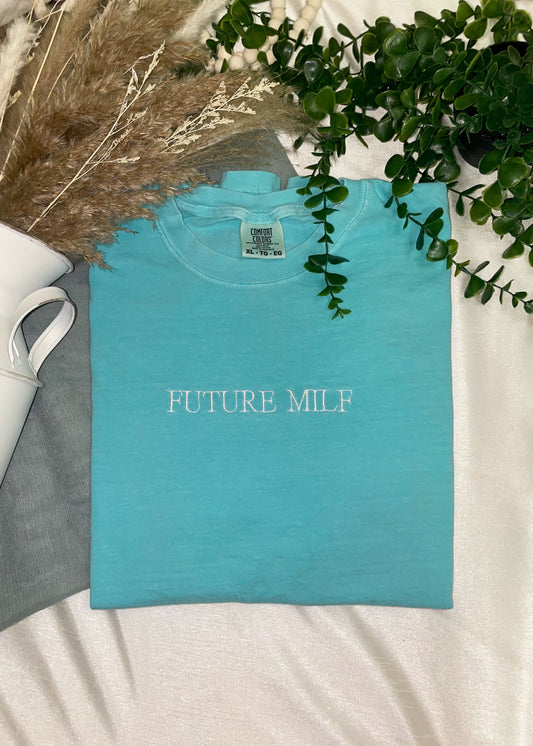 Future MILF Tee- Chalky Mint